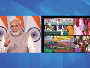 मोदी ने नमो ड्रोन योजना की भी शुरुआत की