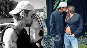 बेबी बंप फ्लॉन्ट करती पत्नी Hailey Bieber पर प्यार लुटाते नजर आए